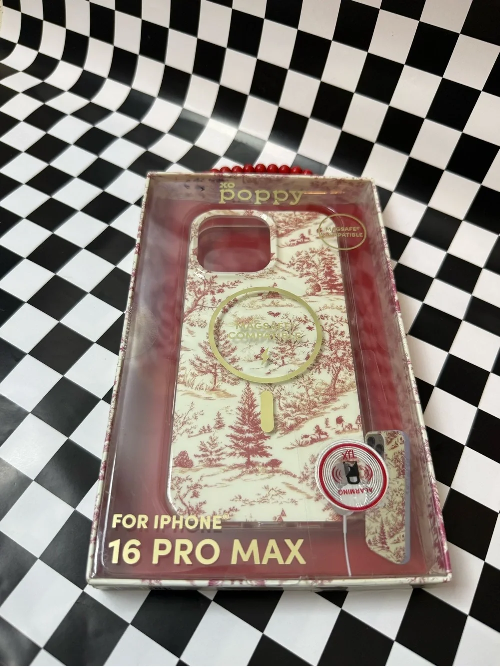 XO Poppy MagSafe Compatible iPhone 16 Pro Max Case